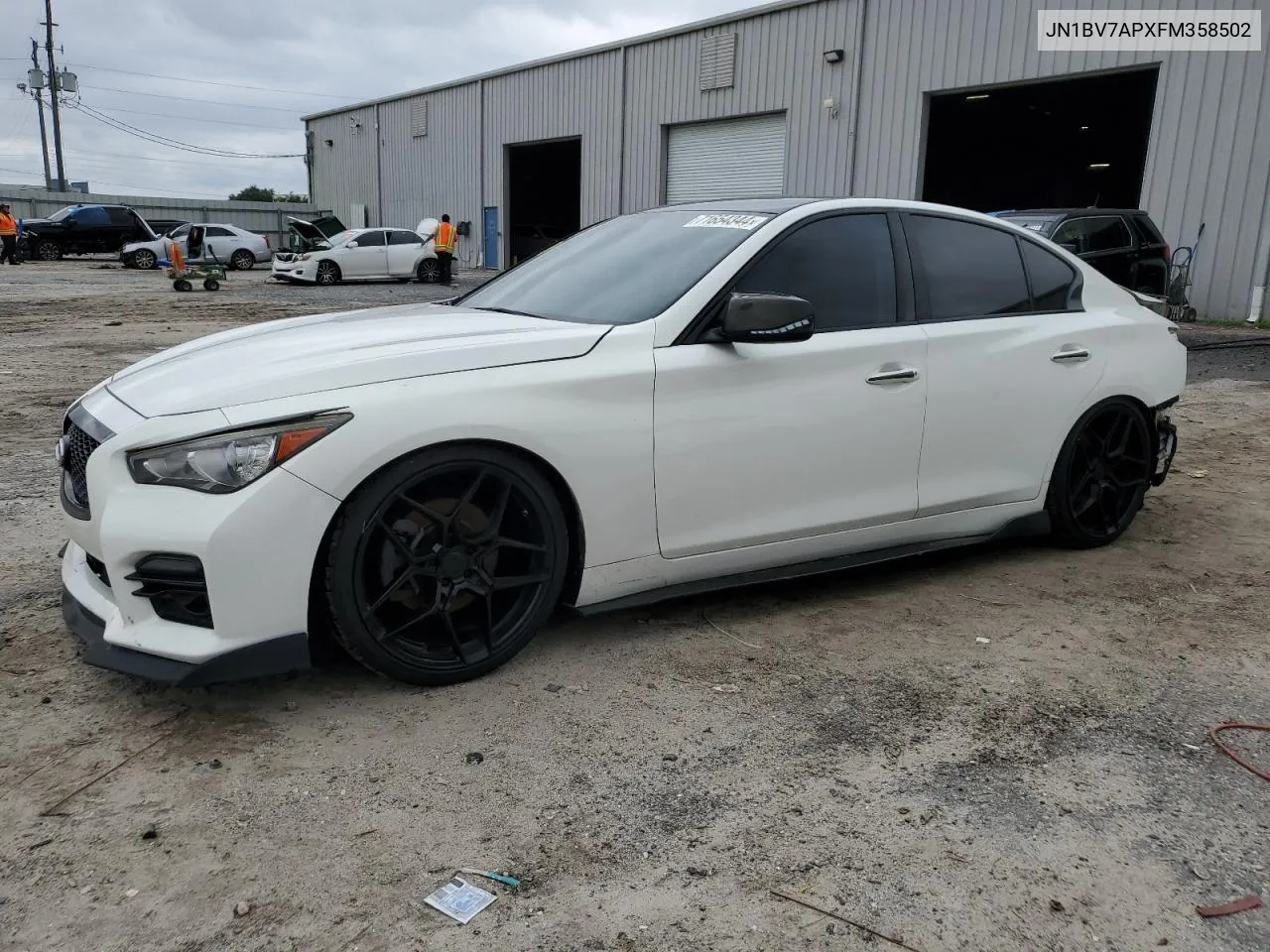 JN1BV7APXFM358502 2015 Infiniti Q50 Base