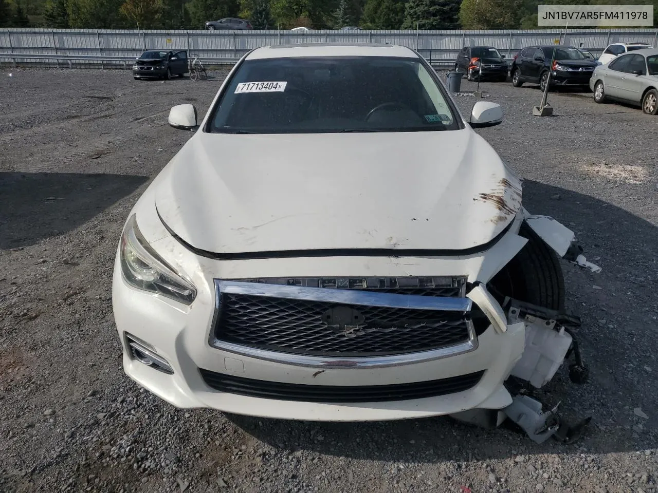 2015 Infiniti Q50 Base VIN: JN1BV7AR5FM411978 Lot: 71713404