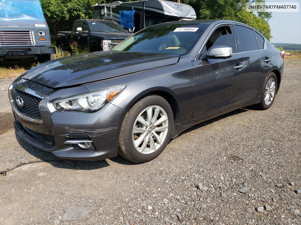 2015 Infiniti Q50 Base VIN: JN1BV7AR7FM407740 Lot: 71719084