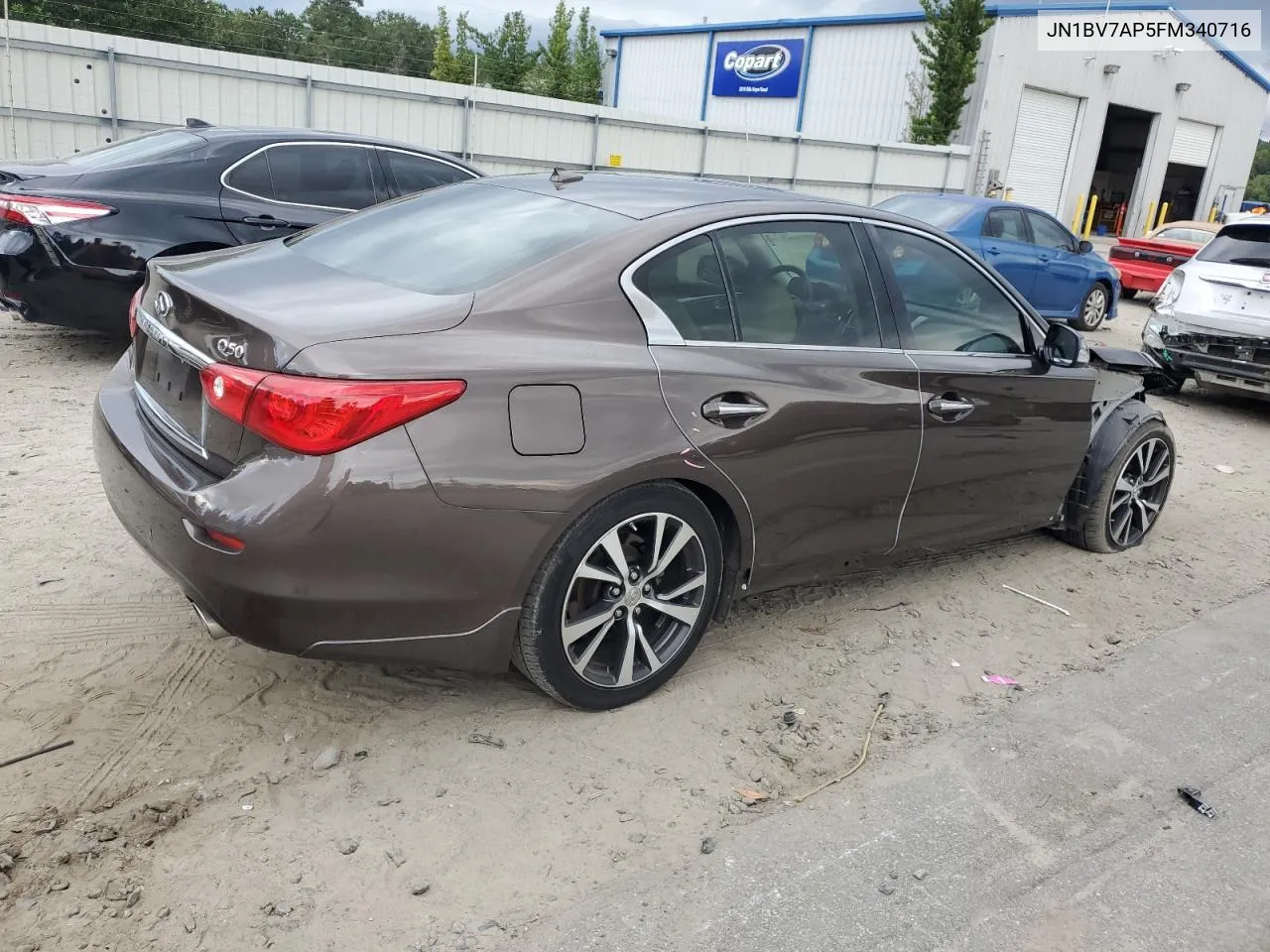 2015 Infiniti Q50 Base VIN: JN1BV7AP5FM340716 Lot: 72023814