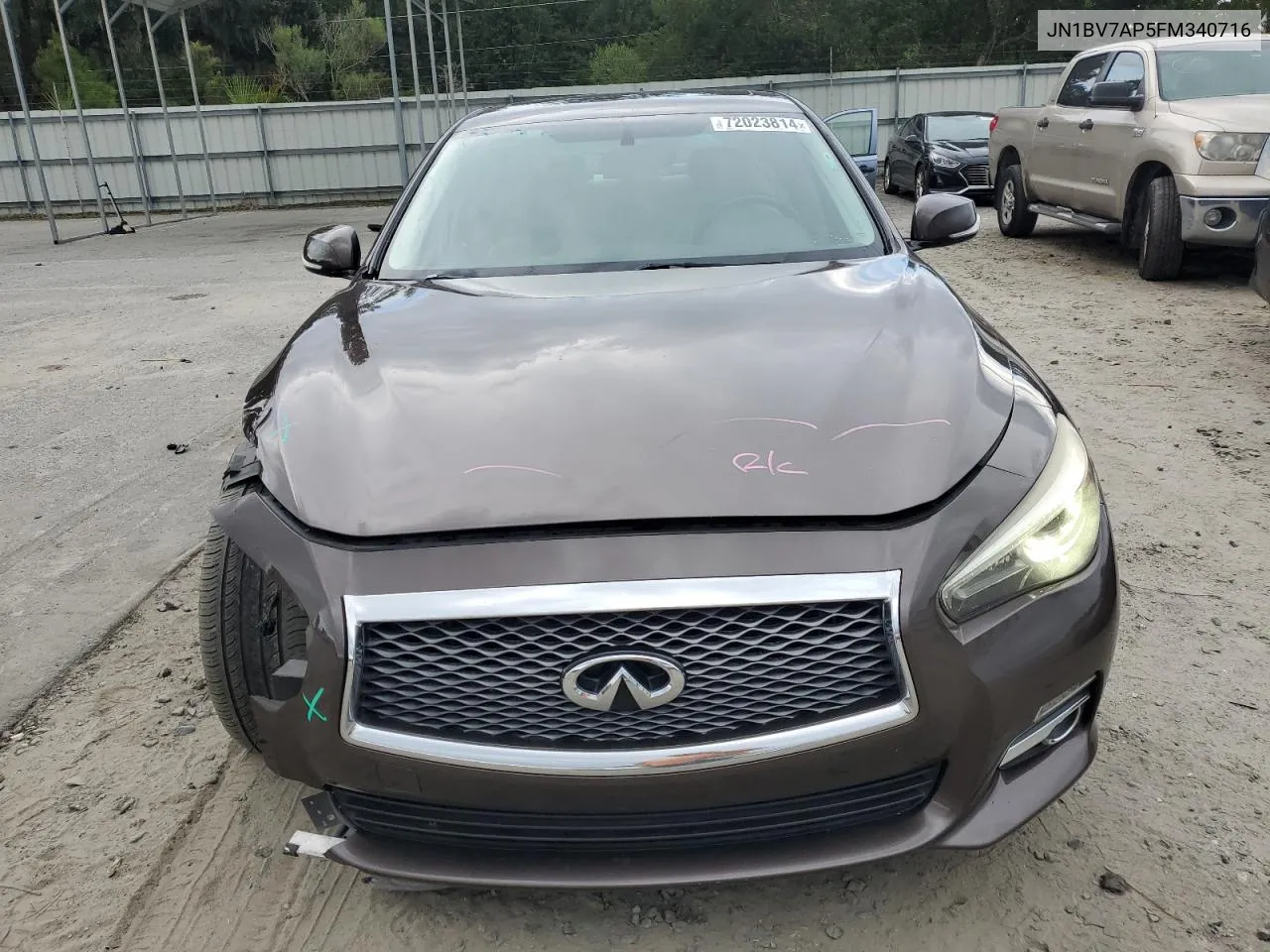 2015 Infiniti Q50 Base VIN: JN1BV7AP5FM340716 Lot: 72023814