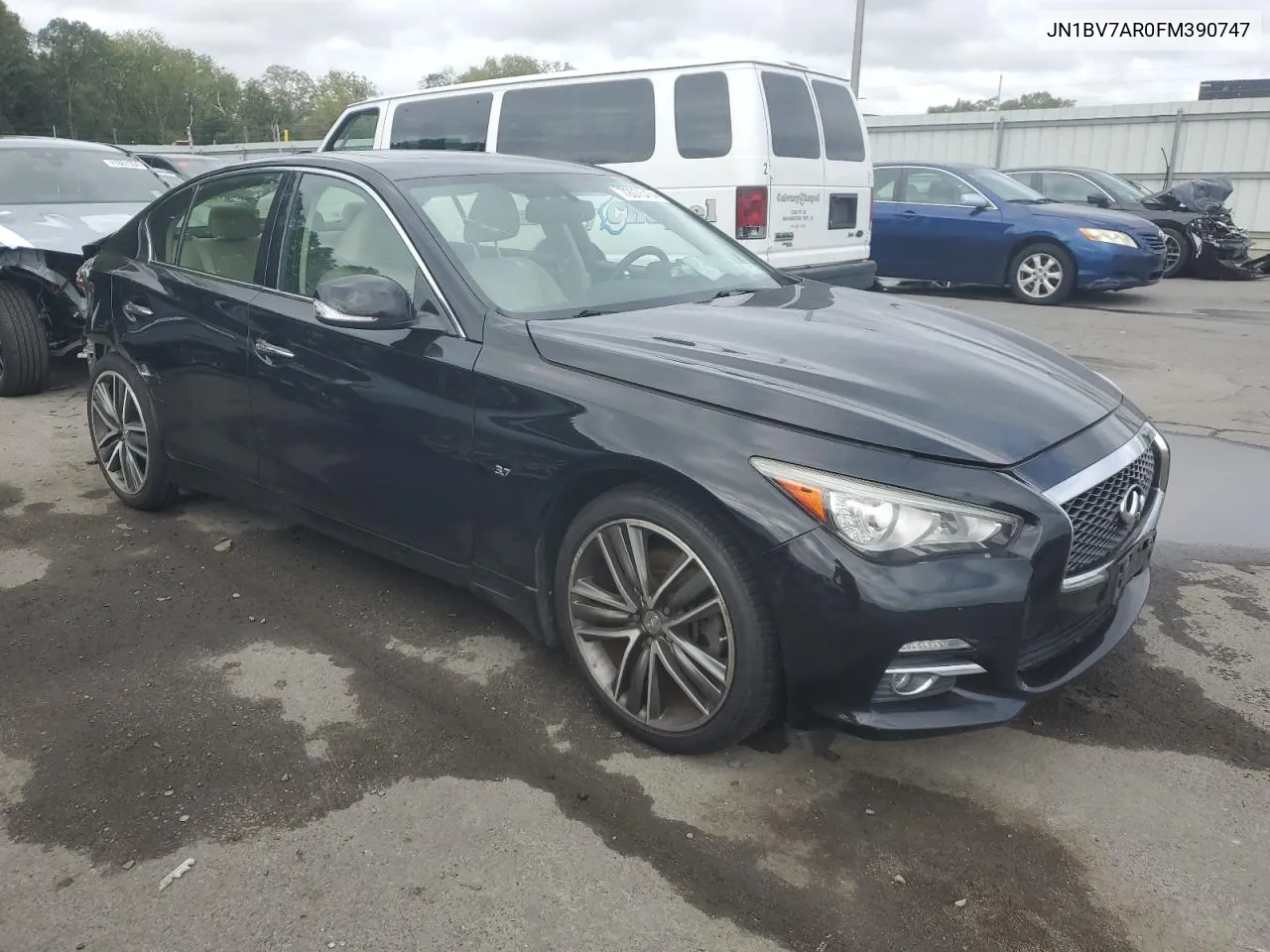 2015 Infiniti Q50 Base VIN: JN1BV7AR0FM390747 Lot: 72076454