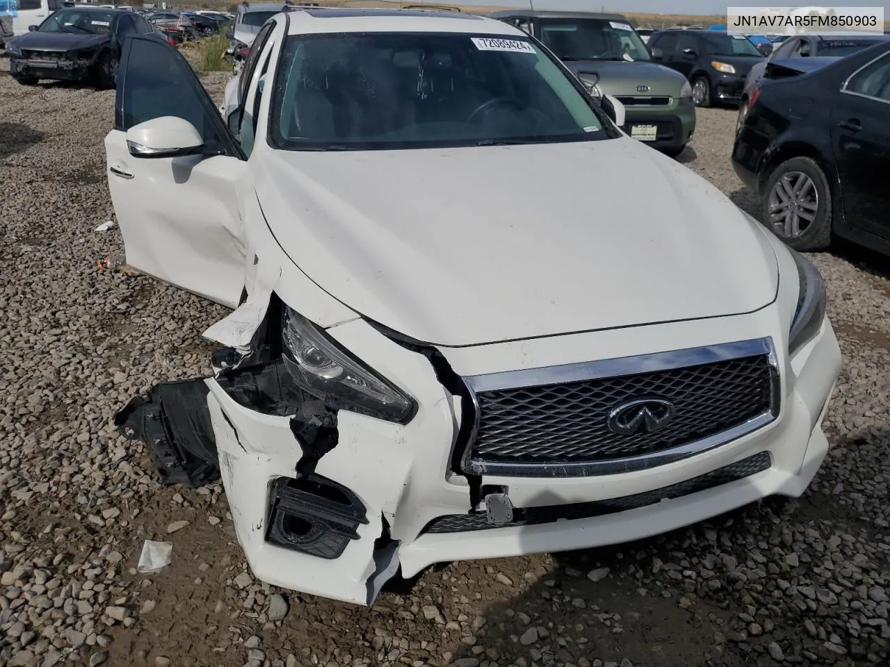 JN1AV7AR5FM850903 2015 Infiniti Q50 Hybrid Premium