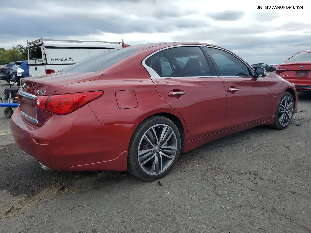 2015 Infiniti Q50 Base VIN: JN1BV7AR0FM404341 Lot: 72156784