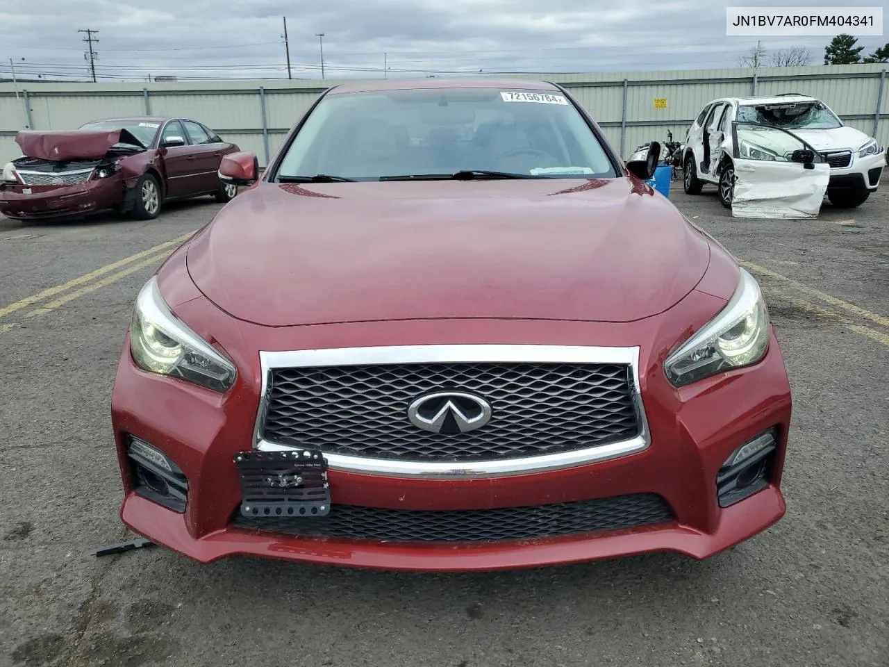 2015 Infiniti Q50 Base VIN: JN1BV7AR0FM404341 Lot: 72156784