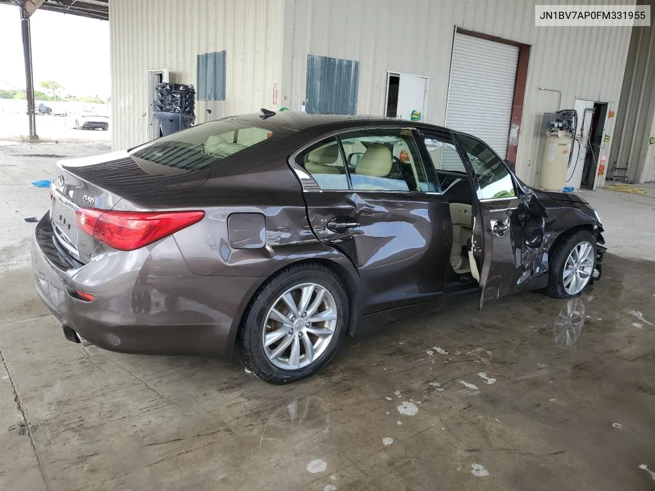 JN1BV7AP0FM331955 2015 Infiniti Q50 Base