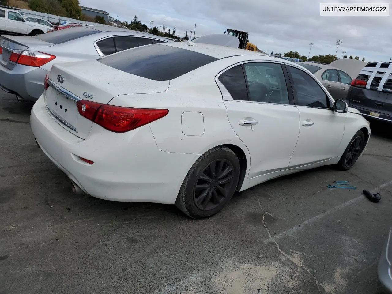 JN1BV7AP0FM346522 2015 Infiniti Q50 Base