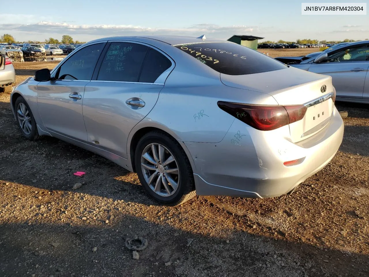 2015 Infiniti Q50 Base VIN: JN1BV7AR8FM420304 Lot: 72313864