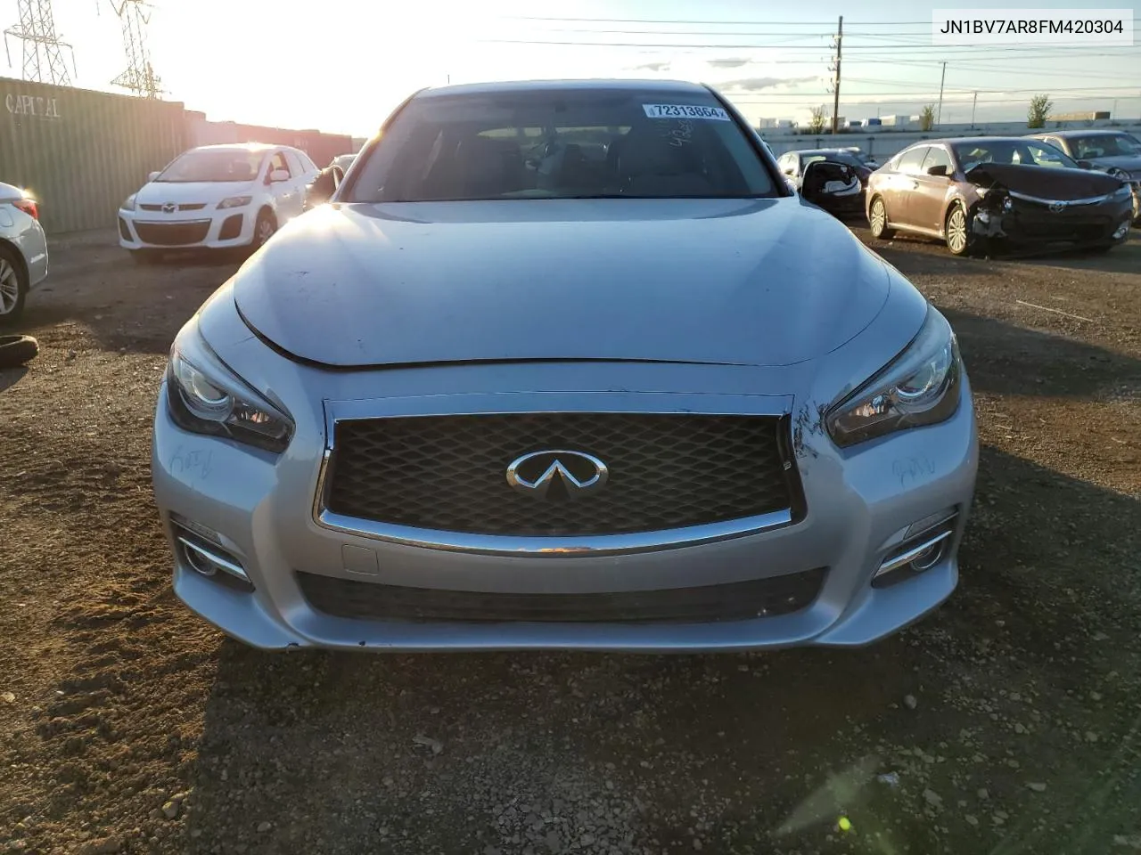 2015 Infiniti Q50 Base VIN: JN1BV7AR8FM420304 Lot: 72313864