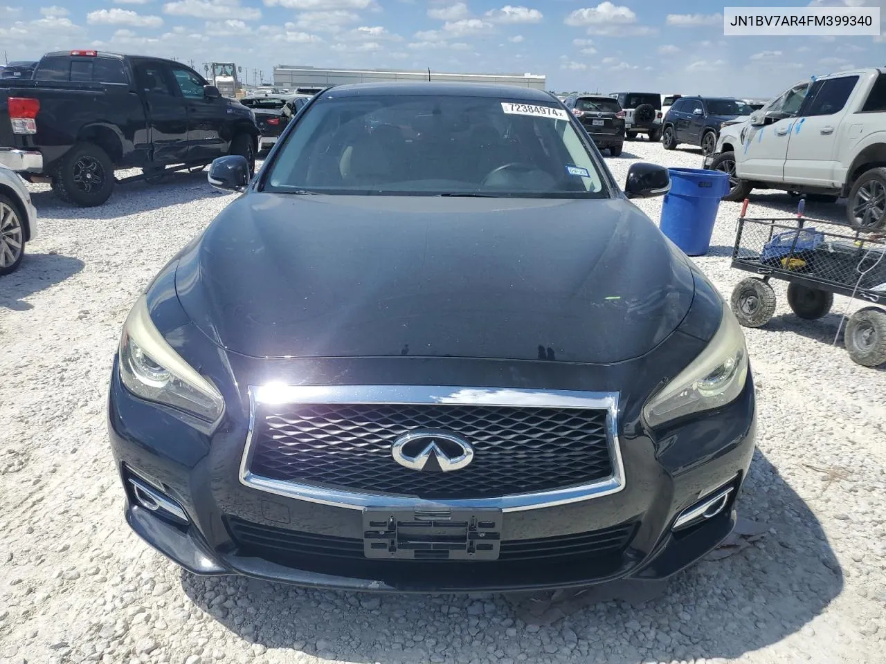 2015 Infiniti Q50 Base VIN: JN1BV7AR4FM399340 Lot: 72384974