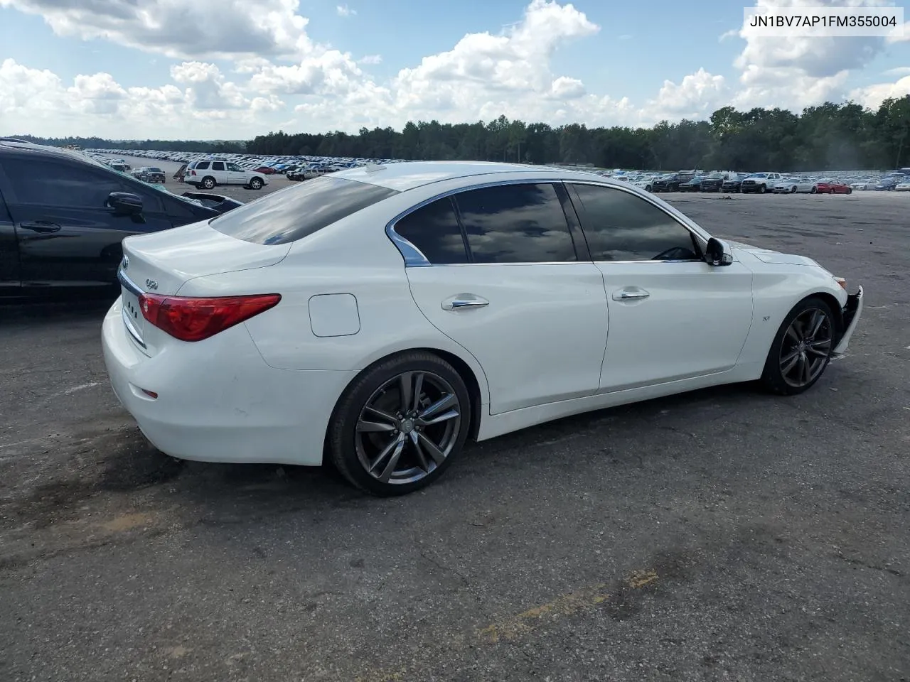 2015 Infiniti Q50 Base VIN: JN1BV7AP1FM355004 Lot: 72720034