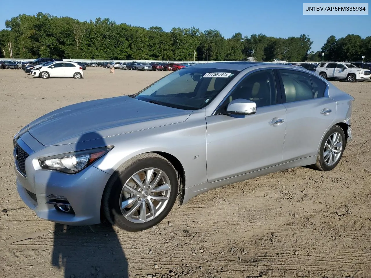 2015 Infiniti Q50 Base VIN: JN1BV7AP6FM336934 Lot: 72758644