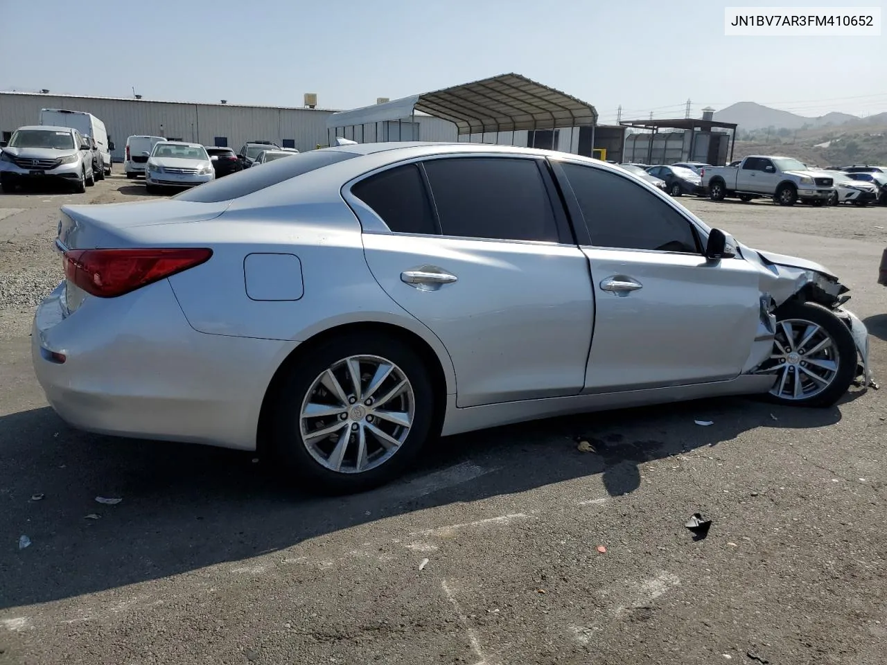 2015 Infiniti Q50 Base VIN: JN1BV7AR3FM410652 Lot: 72857194