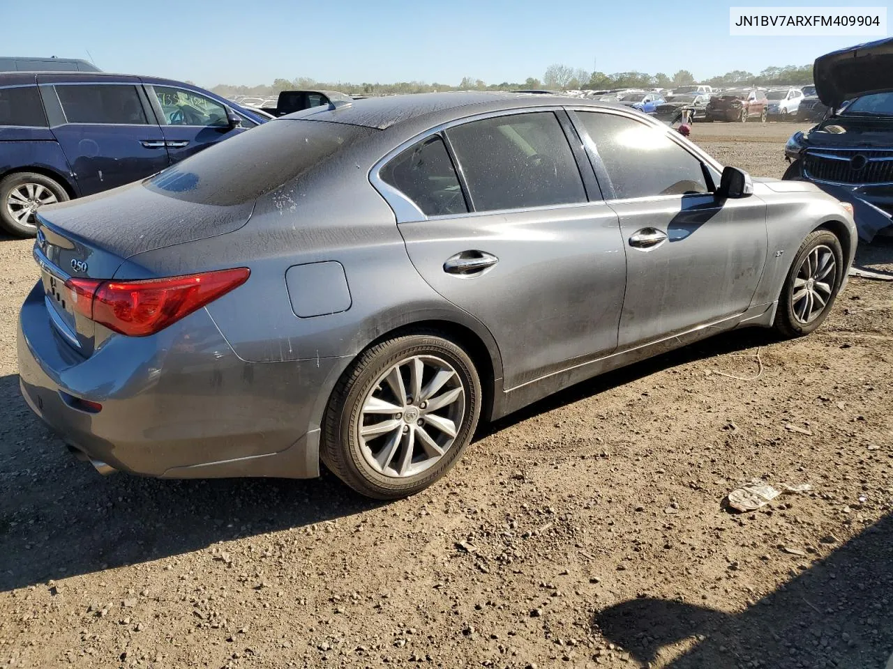 2015 Infiniti Q50 Base VIN: JN1BV7ARXFM409904 Lot: 72978684