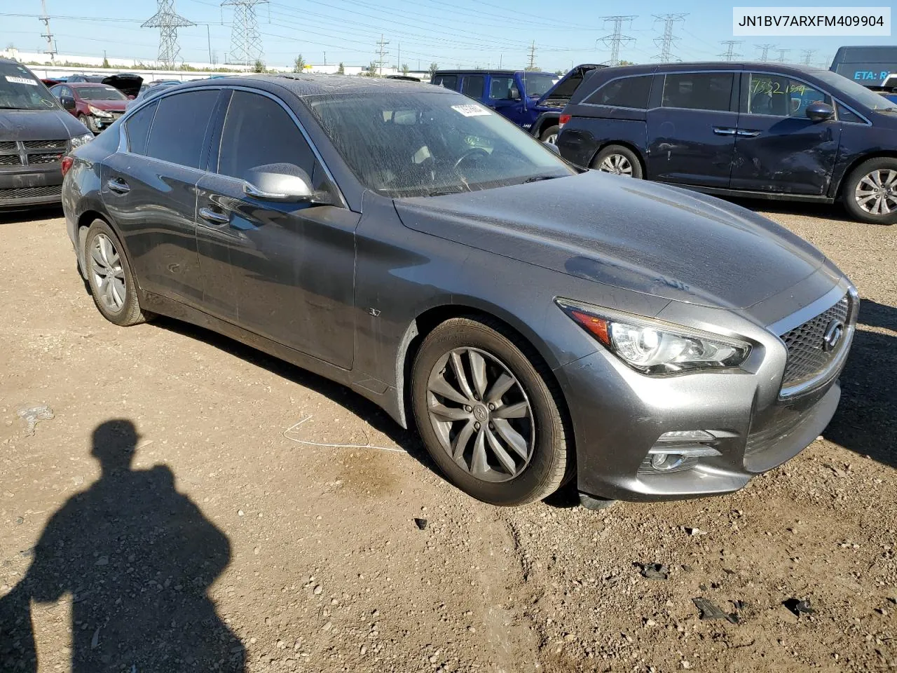 2015 Infiniti Q50 Base VIN: JN1BV7ARXFM409904 Lot: 72978684