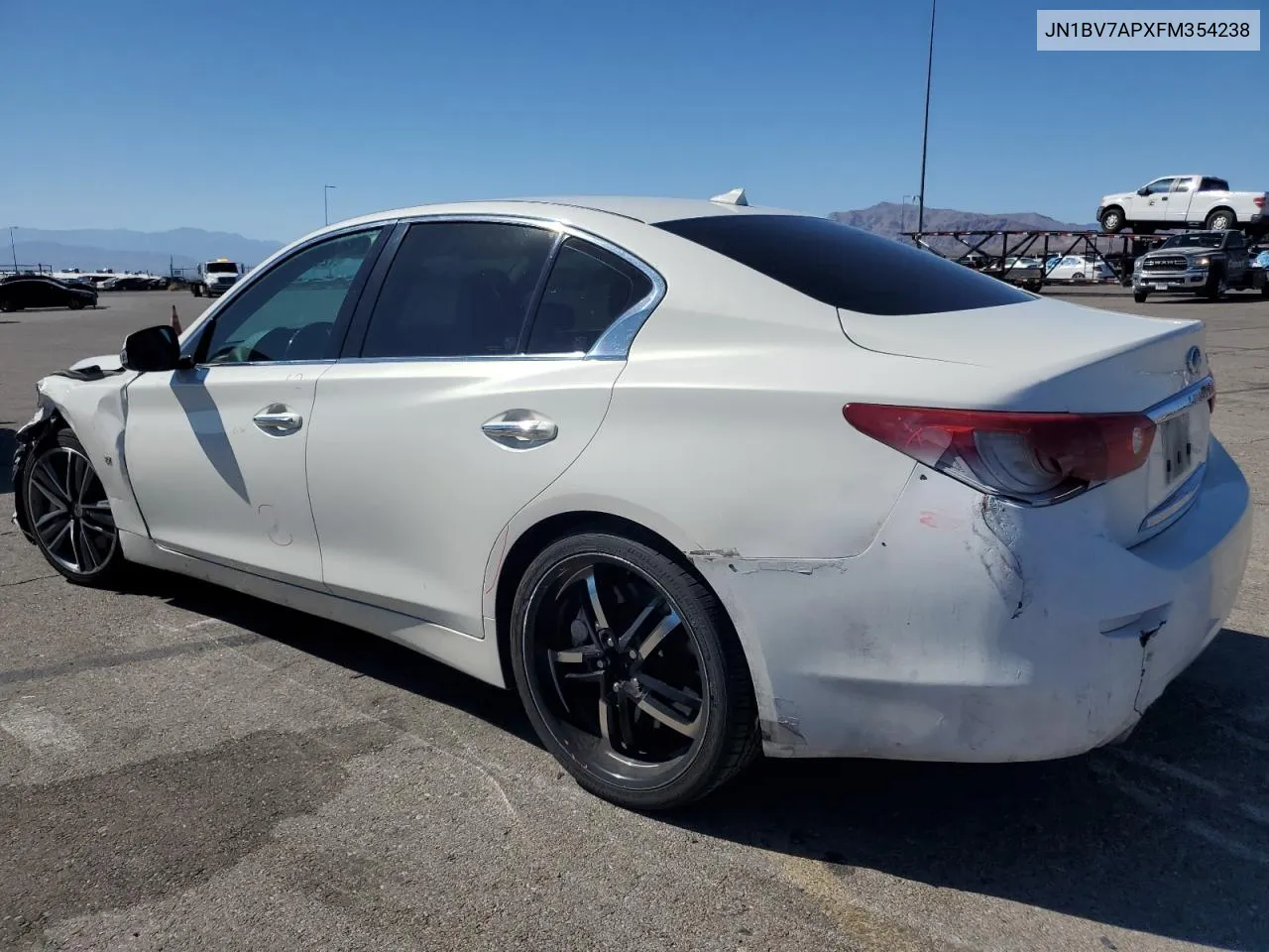 2015 Infiniti Q50 Base VIN: JN1BV7APXFM354238 Lot: 72988884