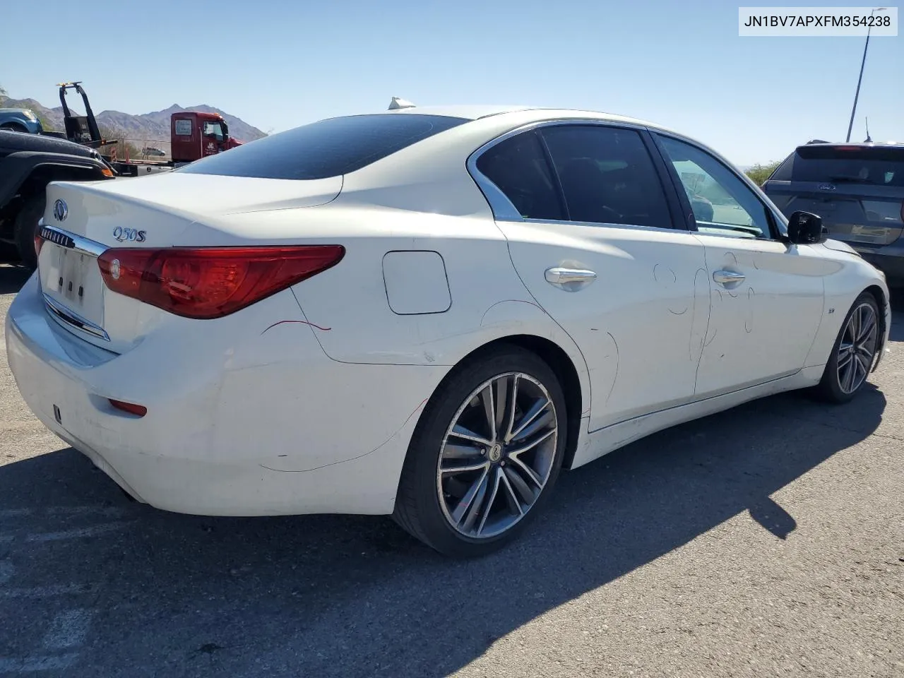 2015 Infiniti Q50 Base VIN: JN1BV7APXFM354238 Lot: 72988884