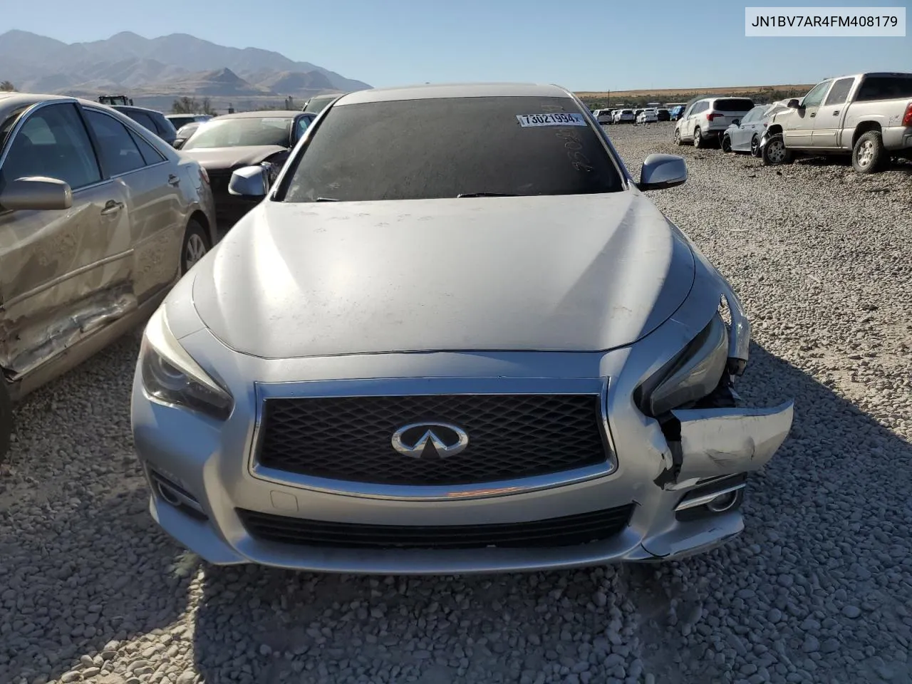 2015 Infiniti Q50 Base VIN: JN1BV7AR4FM408179 Lot: 73021994