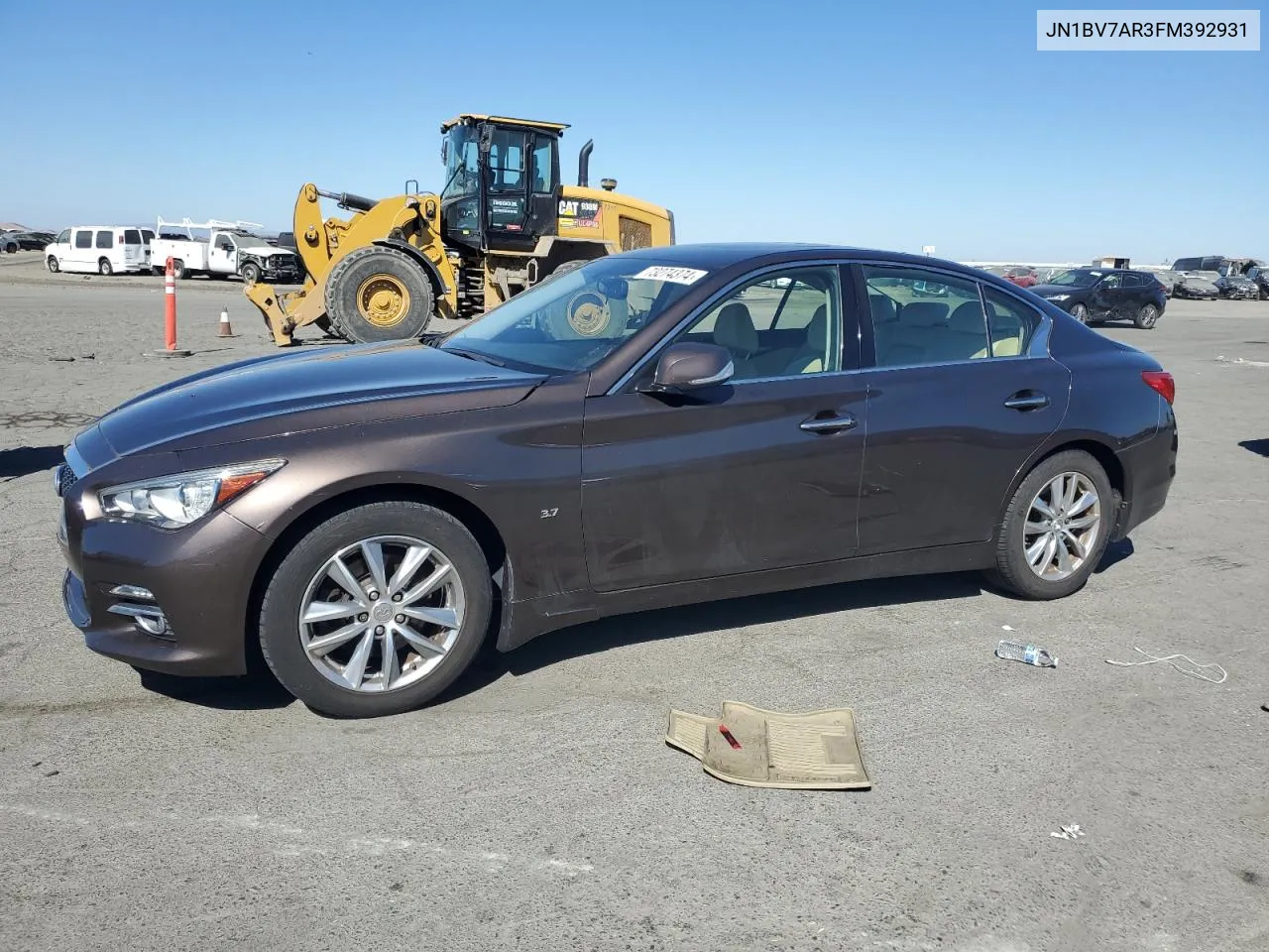 2015 Infiniti Q50 Base VIN: JN1BV7AR3FM392931 Lot: 73274374