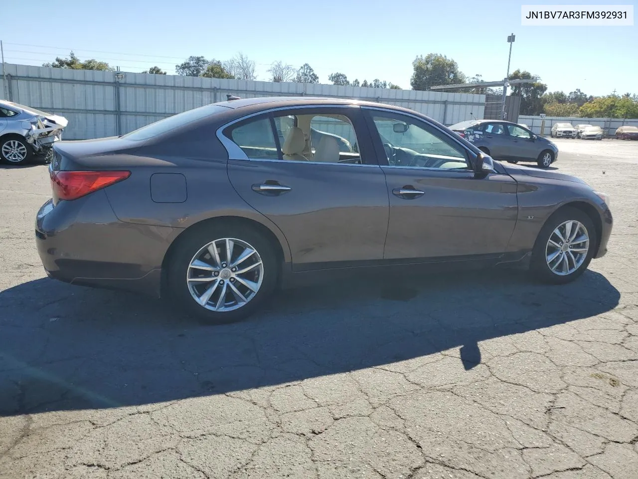 JN1BV7AR3FM392931 2015 Infiniti Q50 Base