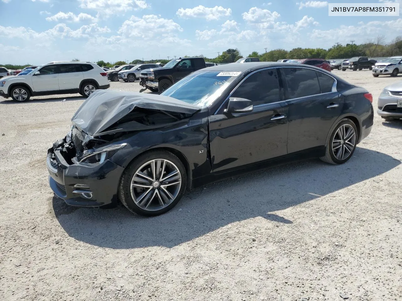 2015 Infiniti Q50 Base VIN: JN1BV7AP8FM351791 Lot: 73306264