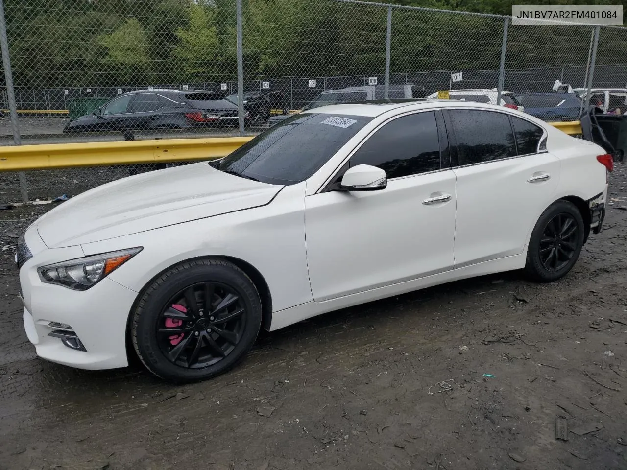 2015 Infiniti Q50 Base VIN: JN1BV7AR2FM401084 Lot: 73312354