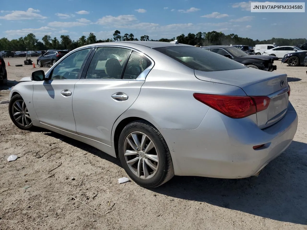 2015 Infiniti Q50 Base VIN: JN1BV7AP9FM334580 Lot: 73323454