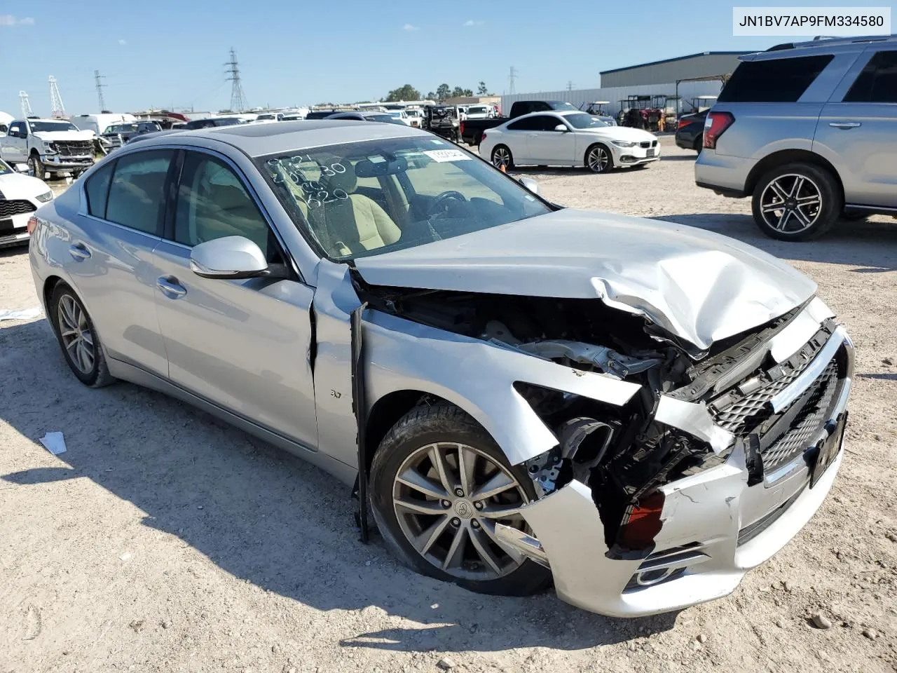 2015 Infiniti Q50 Base VIN: JN1BV7AP9FM334580 Lot: 73323454