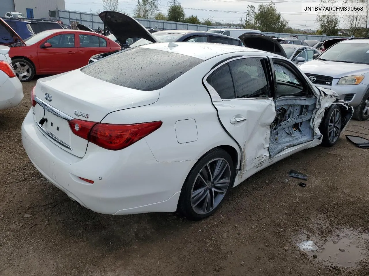 JN1BV7AR0FM390568 2015 Infiniti Q50 Base