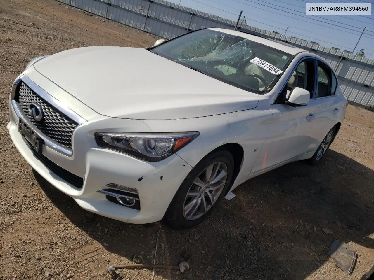 2015 Infiniti Q50 Base VIN: JN1BV7AR8FM394660 Lot: 73411634