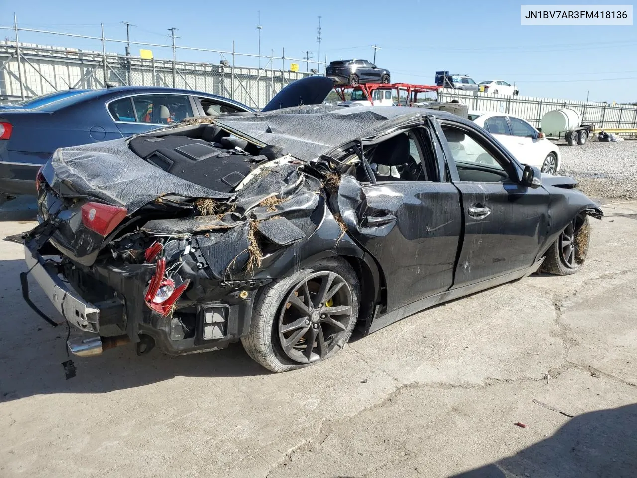 2015 Infiniti Q50 Base VIN: JN1BV7AR3FM418136 Lot: 73420244