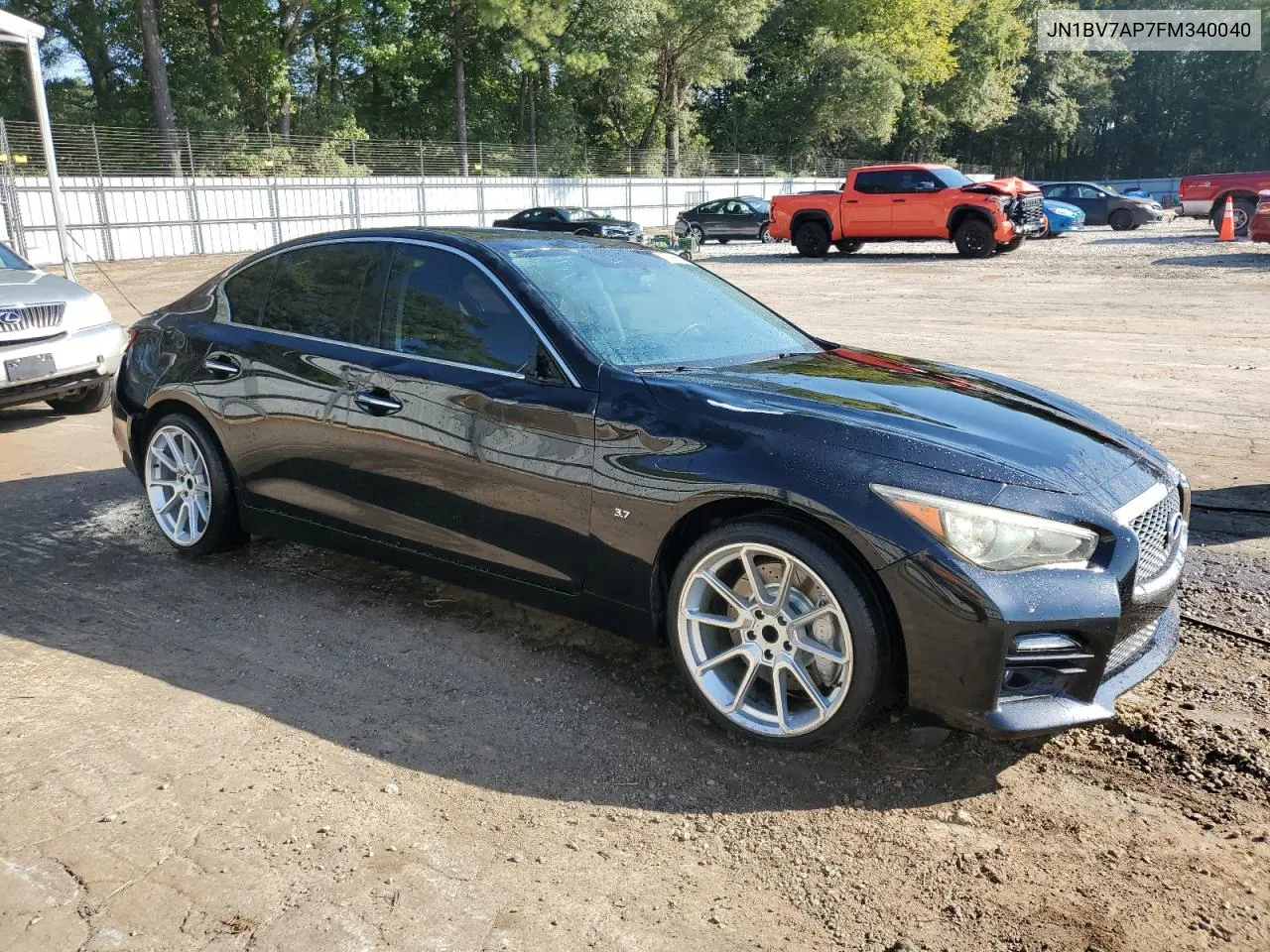 2015 Infiniti Q50 Base VIN: JN1BV7AP7FM340040 Lot: 73435574