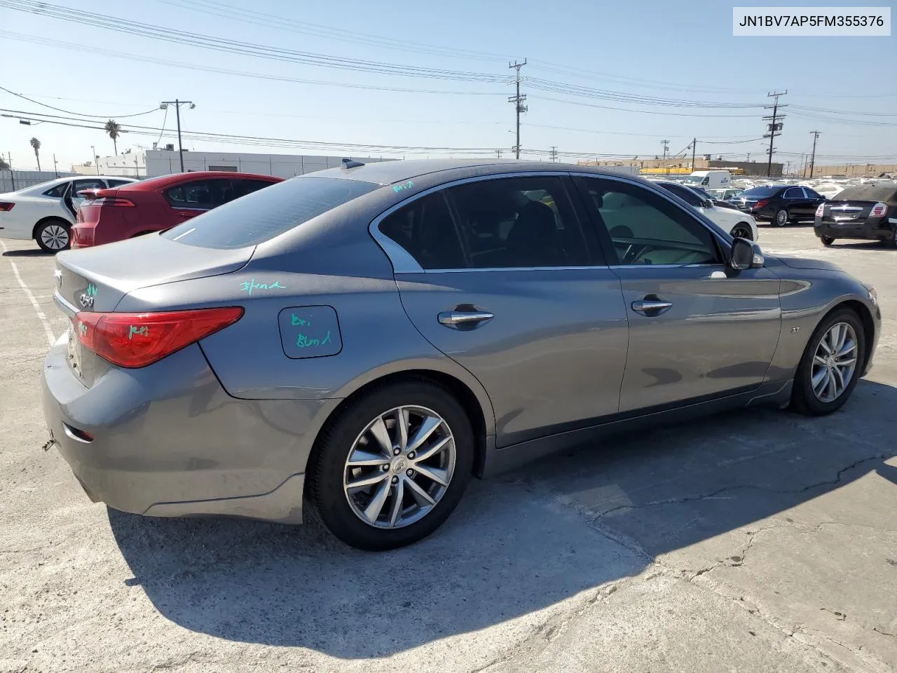 2015 Infiniti Q50 Base VIN: JN1BV7AP5FM355376 Lot: 73536694