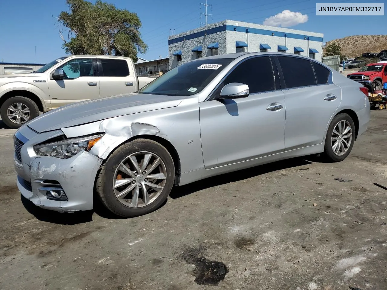 2015 Infiniti Q50 Base VIN: JN1BV7AP0FM332717 Lot: 73606384