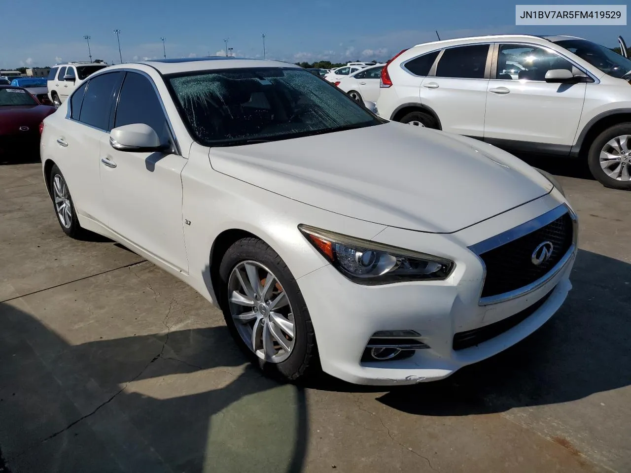 2015 Infiniti Q50 Base VIN: JN1BV7AR5FM419529 Lot: 73884404