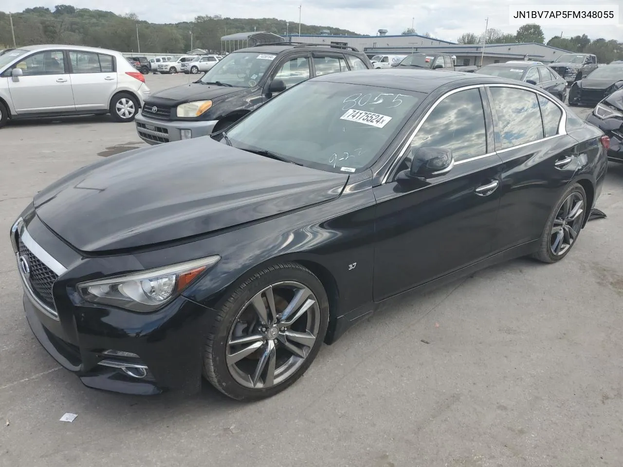 2015 Infiniti Q50 Base VIN: JN1BV7AP5FM348055 Lot: 74175524