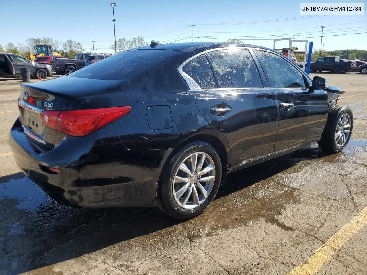 2015 Infiniti Q50 Base VIN: JN1BV7AR8FM412784 Lot: 74322944