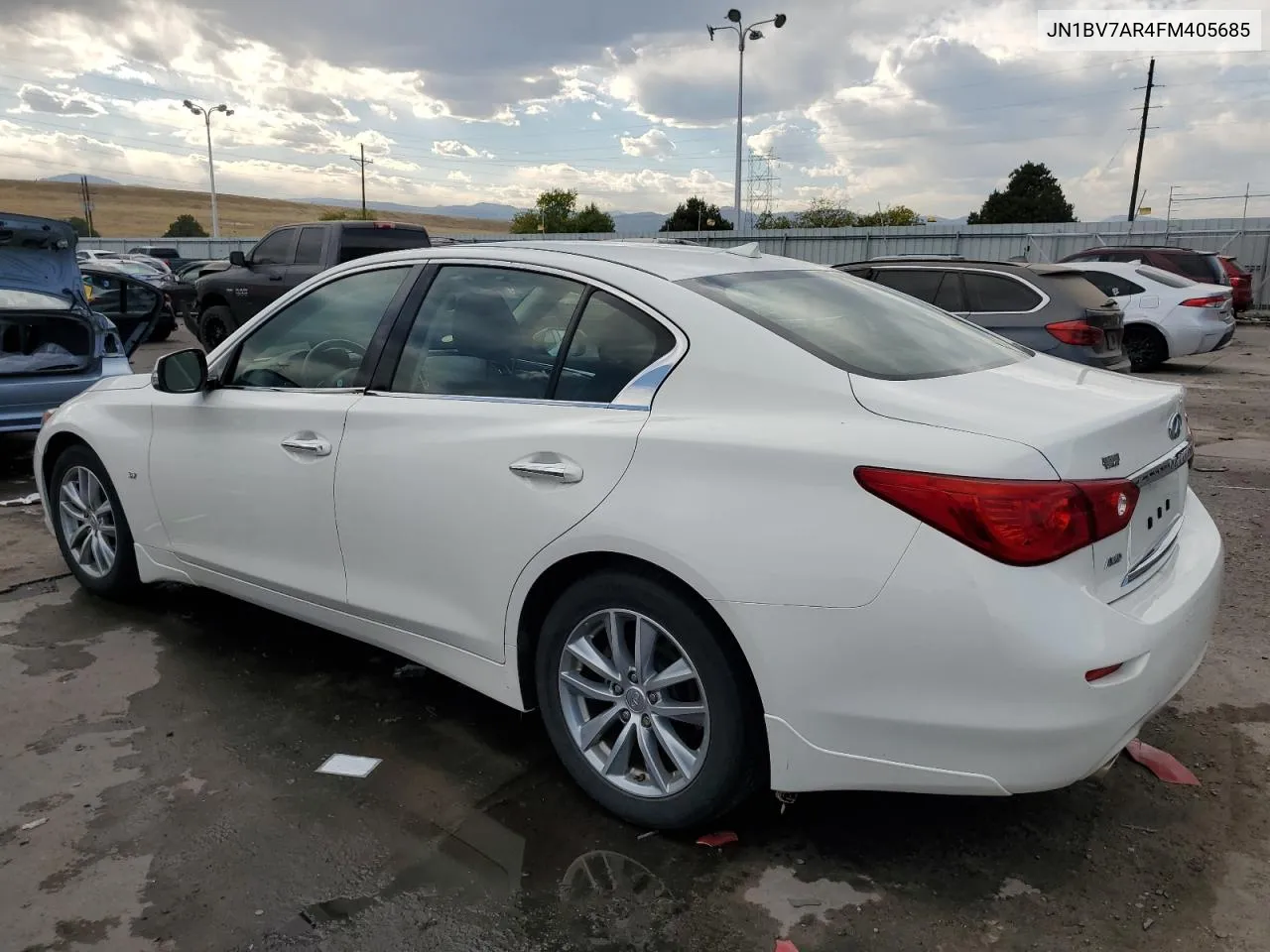 2015 Infiniti Q50 Base VIN: JN1BV7AR4FM405685 Lot: 74688194