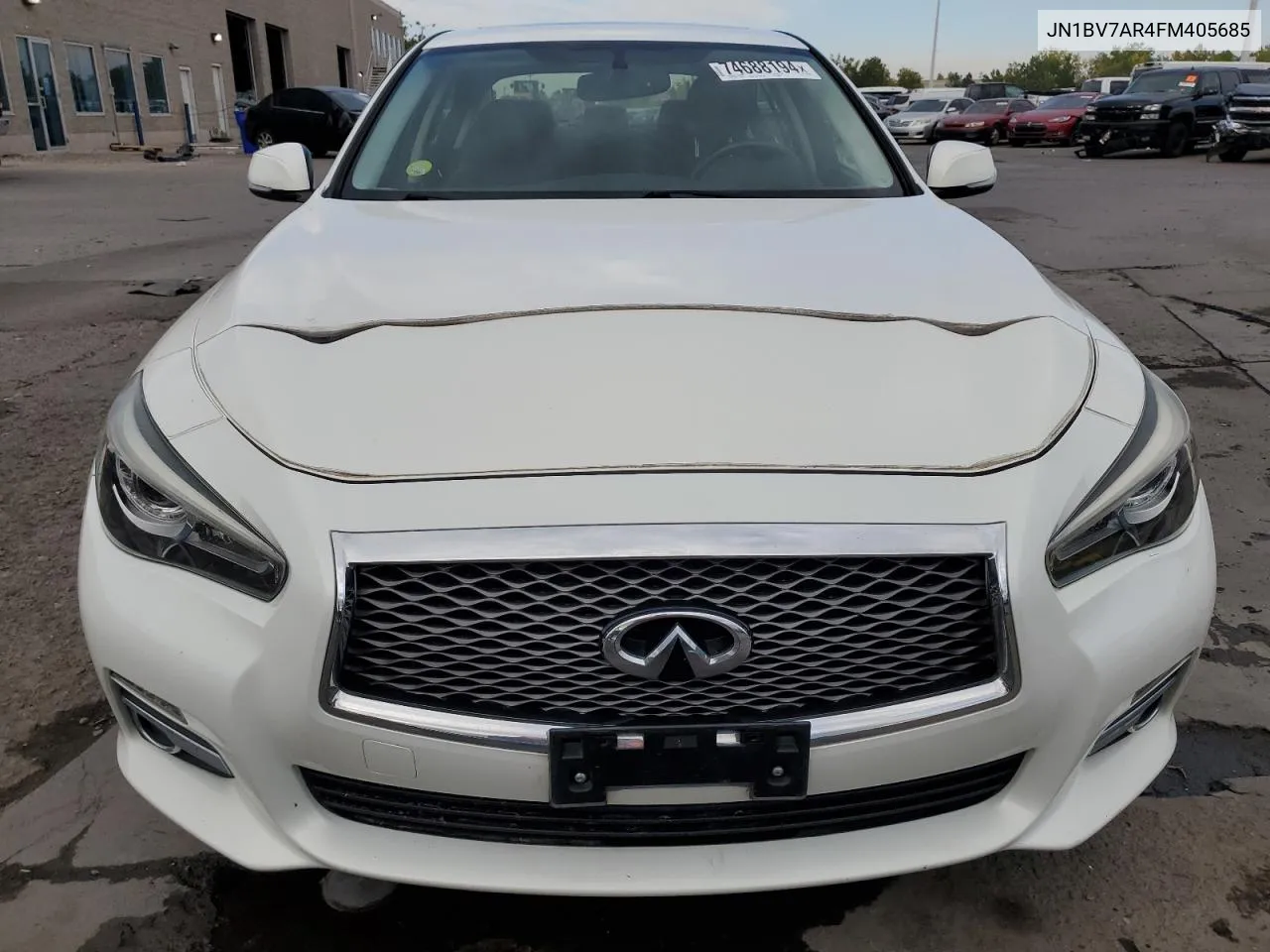 2015 Infiniti Q50 Base VIN: JN1BV7AR4FM405685 Lot: 74688194