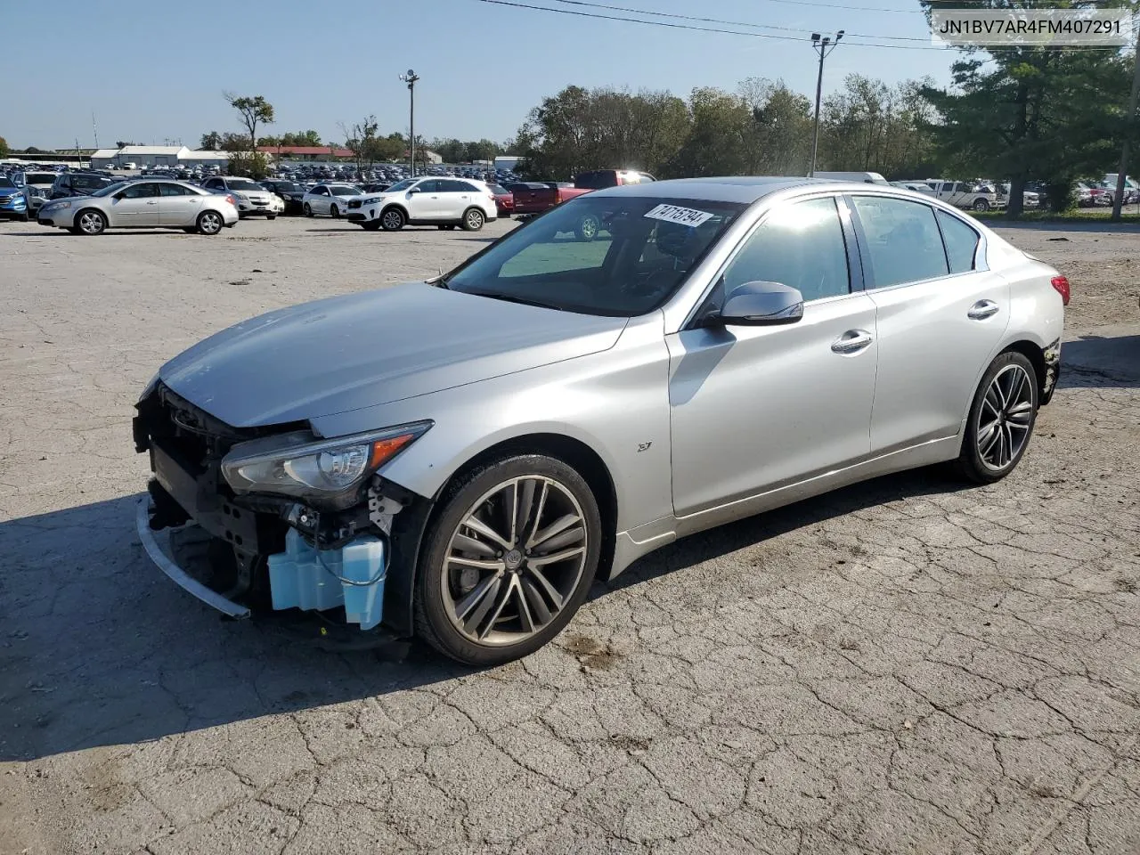 2015 Infiniti Q50 Base VIN: JN1BV7AR4FM407291 Lot: 74715794