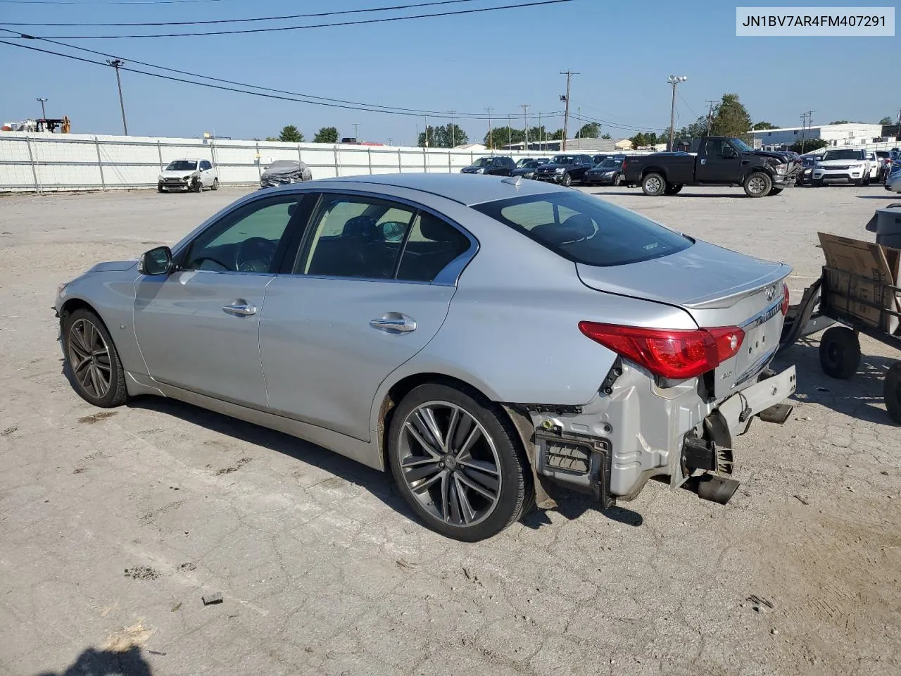 2015 Infiniti Q50 Base VIN: JN1BV7AR4FM407291 Lot: 74715794