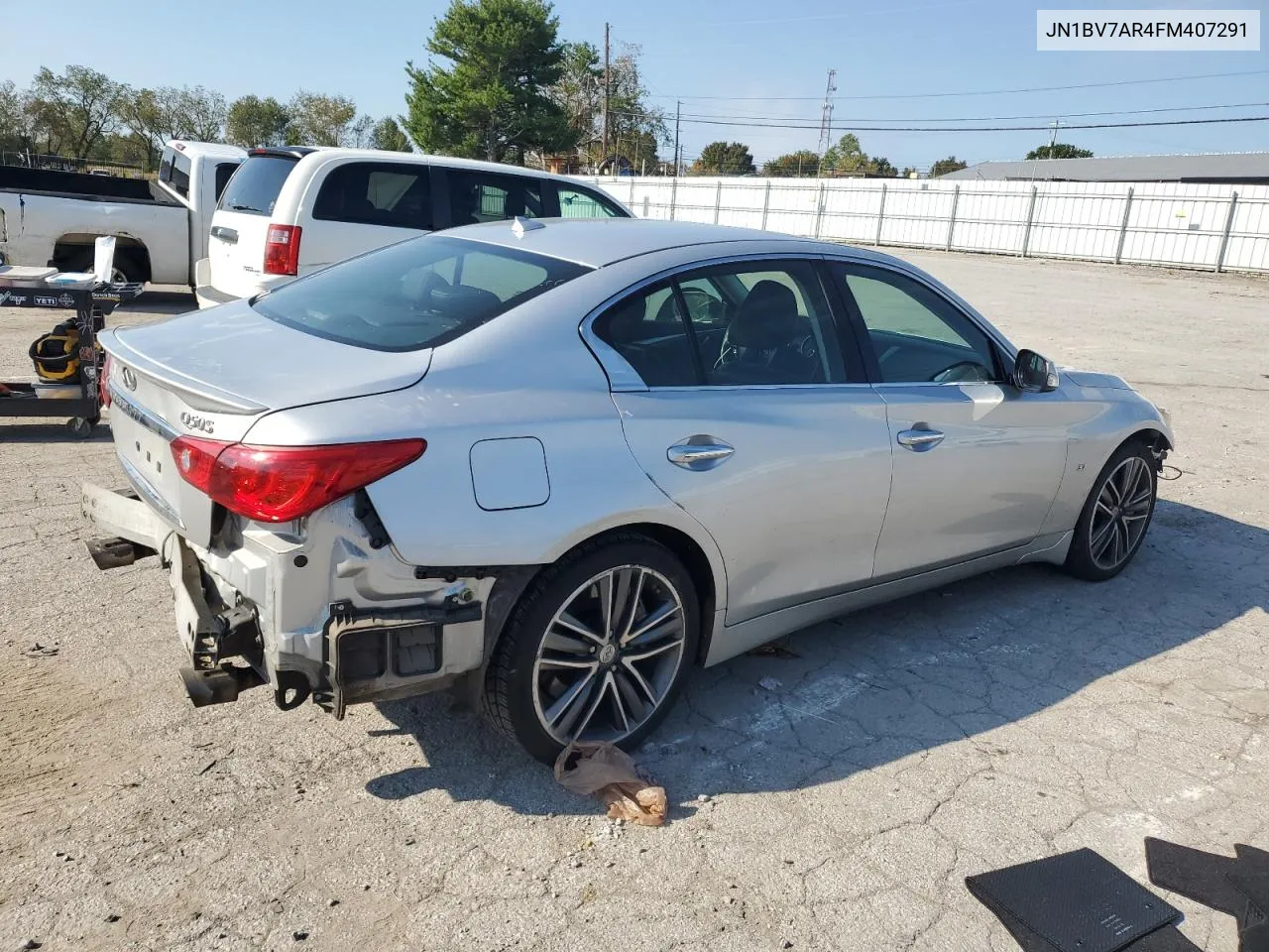 2015 Infiniti Q50 Base VIN: JN1BV7AR4FM407291 Lot: 74715794