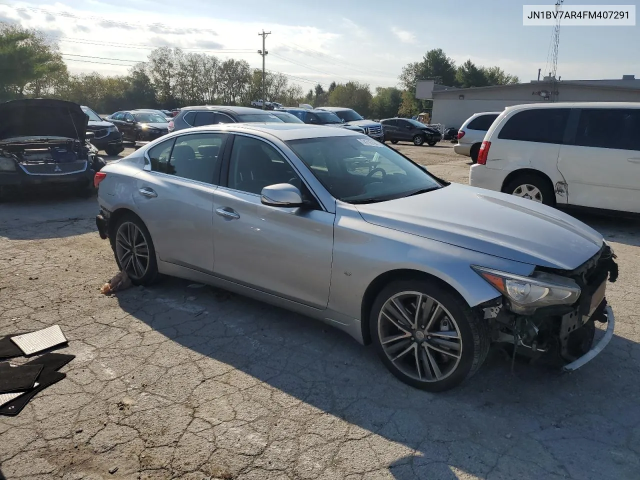 2015 Infiniti Q50 Base VIN: JN1BV7AR4FM407291 Lot: 74715794