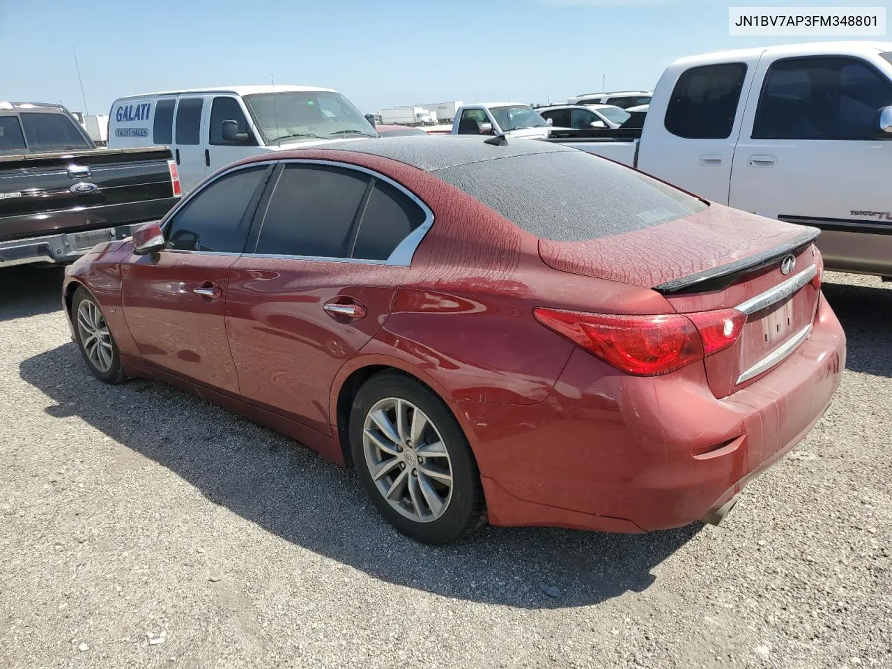 2015 Infiniti Q50 Base VIN: JN1BV7AP3FM348801 Lot: 75103594