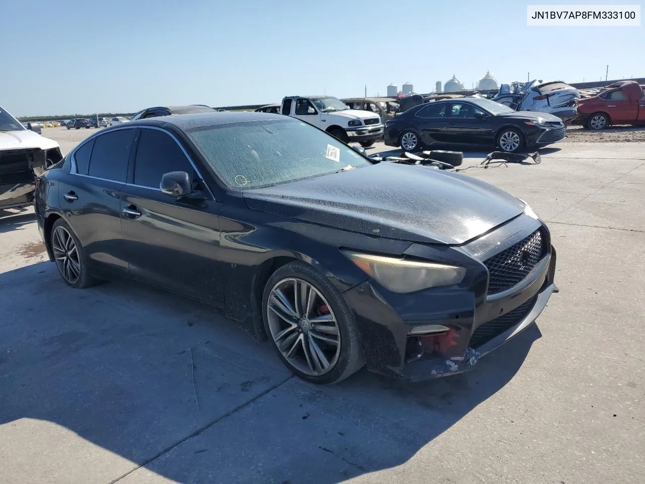 2015 Infiniti Q50 Base VIN: JN1BV7AP8FM333100 Lot: 75560394