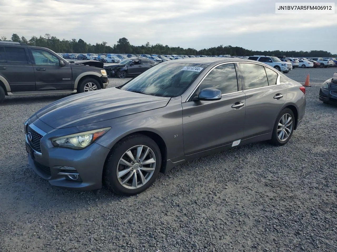 2015 Infiniti Q50 Base VIN: JN1BV7AR5FM406912 Lot: 75614744