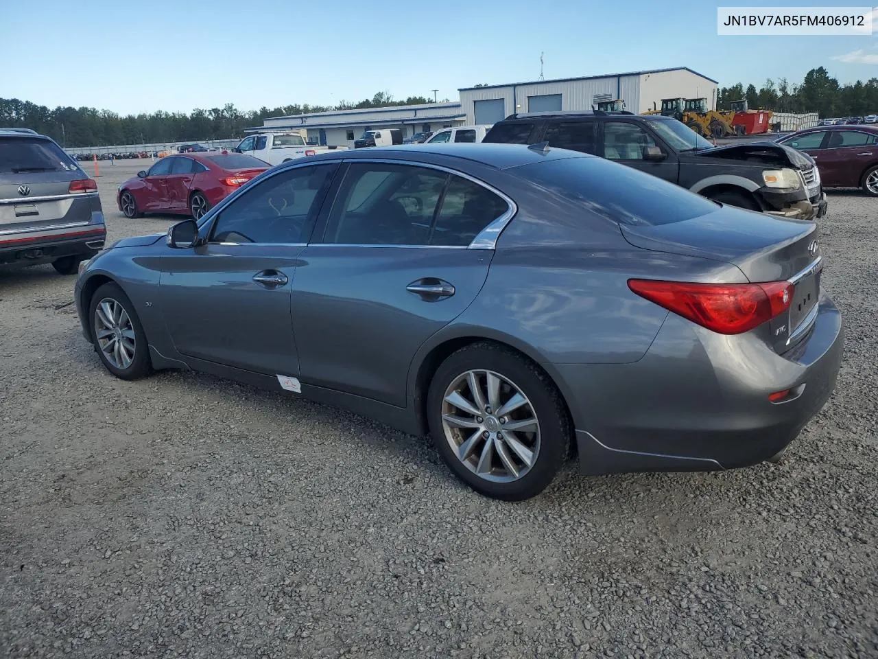 2015 Infiniti Q50 Base VIN: JN1BV7AR5FM406912 Lot: 75614744