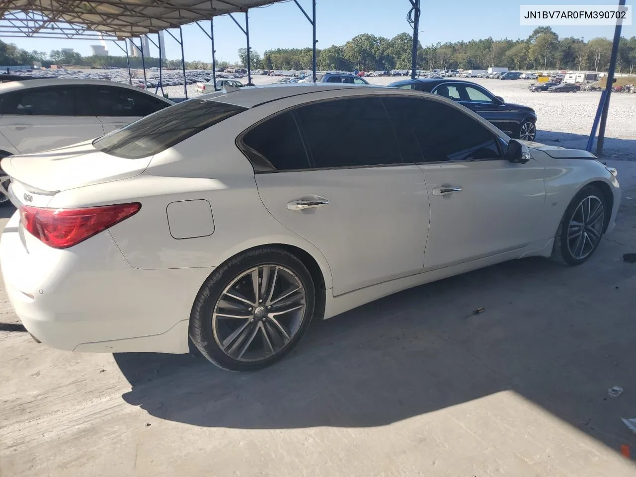 2015 Infiniti Q50 Base VIN: JN1BV7AR0FM390702 Lot: 75654434