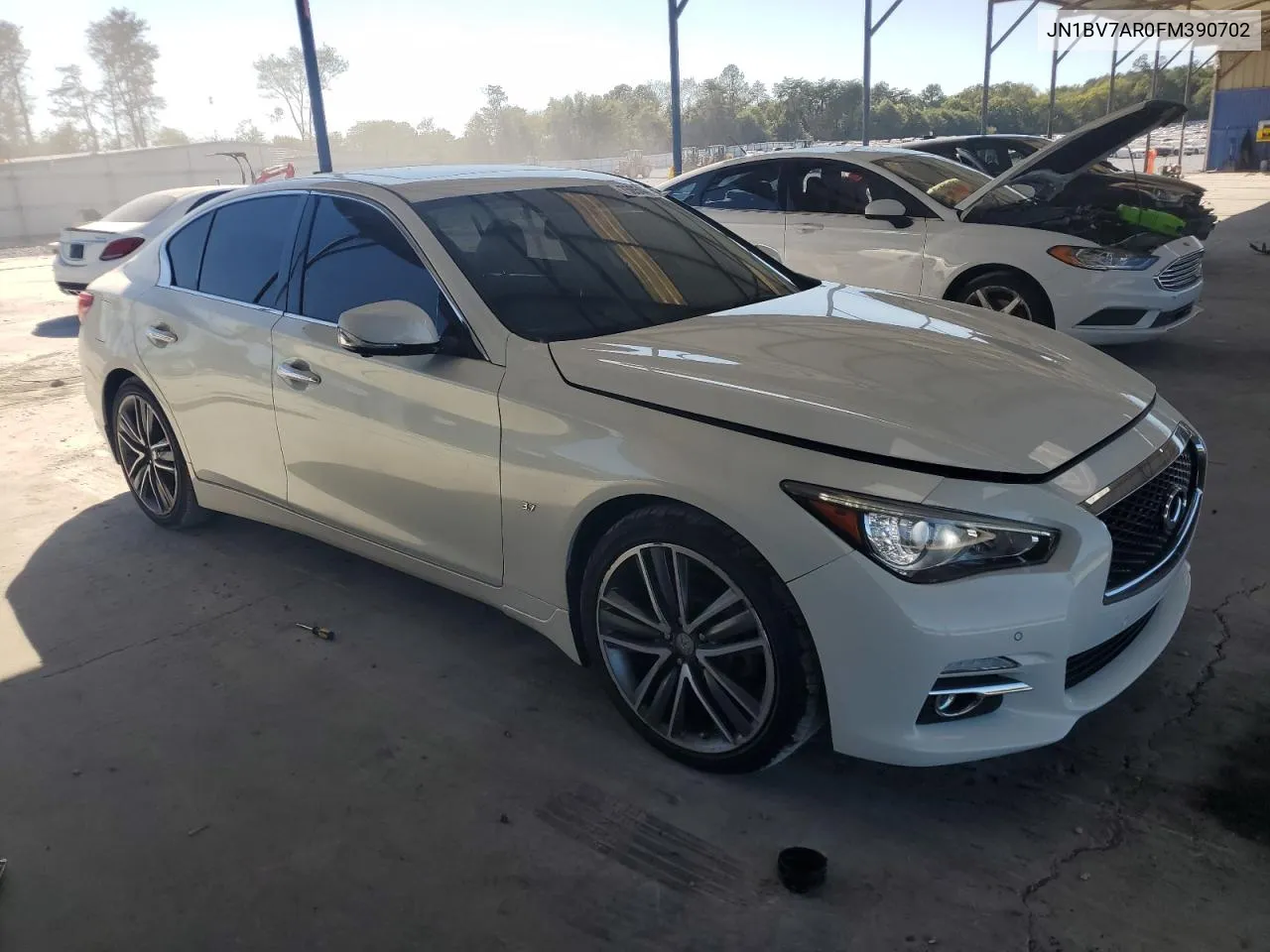 2015 Infiniti Q50 Base VIN: JN1BV7AR0FM390702 Lot: 75654434