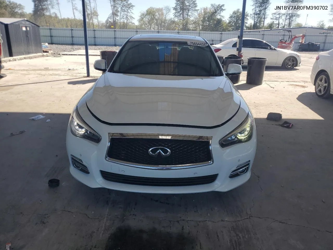 2015 Infiniti Q50 Base VIN: JN1BV7AR0FM390702 Lot: 75654434